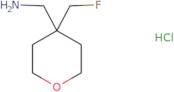 [4-(Fluoromethyl)oxan-4-yl]methanamine hydrochloride