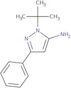 2-tert-Butyl-5-phenyl-2,3-dihydro-1H-pyrazol-3-imine