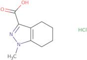 1-Methyl-4,5,6,7-tetrahydro-1H-indazole-3-carboxylic acid hydrochloride