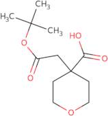 4-[2-(tert-Butoxy)-2-oxoethyl]oxane-4-carboxylic acid