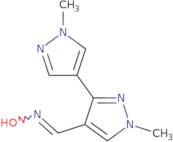 N-{[1-Methyl-3-(1-methyl-1H-pyrazol-4-yl)-1H-pyrazol-4-yl]methylidene}hydroxylamine