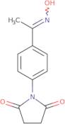 1-{4-[1-(Hydroxyimino)ethyl]phenyl}pyrrolidine-2,5-dione