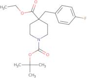 4-Ethyl 1-(2-methyl-2-propanyl) 4-(4-fluorobenzyl)-1,4-piperidinedicarboxylate