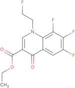 Ethyl 6,7,8-trifluoro-1-(2-fluoroethyl)-4-oxo-1,4-dihydro-3-quinolinecarboxylate