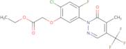 Ethyl 2-[2-Chloro-4-Fluoro-5-[5-Methyl-6-Oxo-4-(Trifluoromethyl)Pyridazin-1-Yl]Phenoxy]Acetate