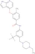 N-[4-[(4-Ethyl-1-piperazinyl)methyl]-3-(trifluoromethyl)phenyl]-4-methyl-3-(1H-pyrrolo[2,3-b]pyridin-4-yloxy)benzamide