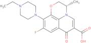 (3S)-10-(4-Ethyl-1-piperazinyl)-9-fluoro-2,3-dihydro-3-methyl-7-oxo-7H-pyrido[1,2,3-de]-1,4-benzoxazine-6-carboxylic Acid