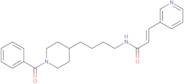 (2E)-N-[4-(1-Benzoyl-4-piperidinyl)butyl]-3-(3-pyridinyl)-2-propenamide