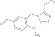 3-[(2-Ethyl-1H-imidazol-1-yl)methyl]-4-methoxybenzaldehyde