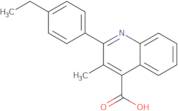 2-(4-Ethylphenyl)-3-methylquinoline-4-carboxylic acid