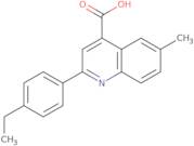 2-(4-Ethylphenyl)-6-methylquinoline-4-carboxylic acid