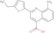 2-(5-Ethylthien-2-yl)-8-methylquinoline-4-carboxylic acid