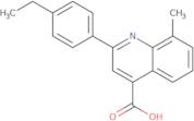 2-(4-Ethylphenyl)-8-methylquinoline-4-carboxylic acid