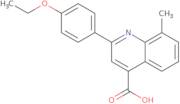 2-(4-Ethoxyphenyl)-8-methylquinoline-4-carboxylic acid