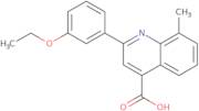 2-(3-Ethoxyphenyl)-8-methylquinoline-4-carboxylic acid