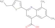 2-(5-Ethylthien-2-yl)-6,8-dimethylquinoline-4-carboxylic acid