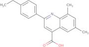 2-(4-Ethylphenyl)-6,8-dimethylquinoline-4-carboxylic acid