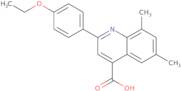 2-(4-Ethoxyphenyl)-6,8-dimethylquinoline-4-carboxylic acid