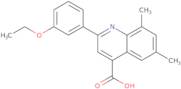 2-(3-Ethoxyphenyl)-6,8-dimethylquinoline-4-carboxylic acid