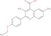 2-(4-Ethoxyphenyl)-3,6-dimethylquinoline-4-carboxylic acid