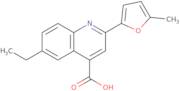 6-Ethyl-2-(5-methyl-2-furyl)quinoline-4-carboxylic acid