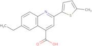 6-Ethyl-2-(5-methylthien-2-yl)quinoline-4-carboxylic acid