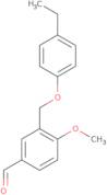 3-[(4-Ethylphenoxy)methyl]-4-methoxybenzaldehyde