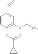 2-Ethoxy-4-formylphenyl cyclopropanecarboxylate