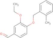 3-Ethoxy-4-[(2-methylbenzyl)oxy]benzaldehyde