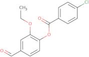 2-Ethoxy-4-formylphenyl 4-chlorobenzoate