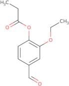 2-Ethoxy-4-formylphenyl propionate