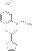 2-Ethoxy-4-formylphenyl thiophene-2-carboxylate