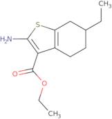 Ethyl 2-amino-6-ethyl-4,5,6,7-tetrahydro-1-benzothiophene-3-carboxylate