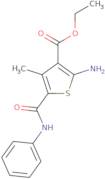 Ethyl 2-amino-5-(anilinocarbonyl)-4-methylthiophene-3-carboxylate