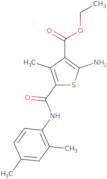 Ethyl 2-amino-5-{[(2,4-dimethylphenyl)amino]carbonyl}-4-methylthiophene-3-carboxylate