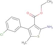 Ethyl 2-amino-4-(3-chlorophenyl)-5-methylthiophene-3-carboxylate