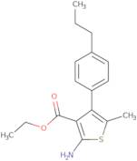 Ethyl 2-amino-5-methyl-4-(4-propylphenyl)thiophene-3-carboxylate