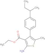 Ethyl 2-amino-4-(4-sec-butylphenyl)-5-methylthiophene-3-carboxylate