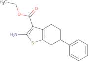Ethyl 2-amino-6-phenyl-4,5,6,7-tetrahydro-1-benzothiophene-3-carboxylate