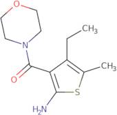 4-Ethyl-5-methyl-3-(morpholin-4-ylcarbonyl)thien-2-ylamine