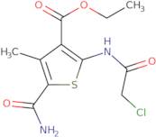 Ethyl 5-(aminocarbonyl)-2-[(chloroacetyl)amino]-4-methylthiophene-3-carboxylate