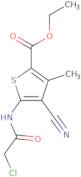 Ethyl 5-[(chloroacetyl)amino]-4-cyano-3-methylthiophene-2-carboxylate