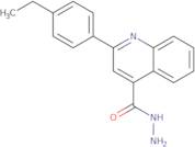 2-(4-Ethylphenyl)quinoline-4-carbohydrazide