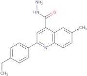 2-(4-Ethylphenyl)-6-methylquinoline-4-carbohydrazide