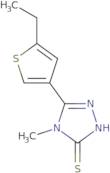 5-(5-Ethylthien-3-yl)-4-methyl-4H-1,2,4-triazole-3-thiol