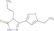 5-(5-Ethylthien-3-yl)-4-propyl-4H-1,2,4-triazole-3-thiol