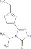 5-(5-Ethylthien-3-yl)-4-isopropyl-4H-1,2,4-triazole-3-thiol