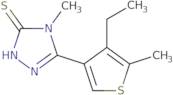 5-(4-Ethyl-5-methylthien-3-yl)-4-methyl-4H-1,2,4-triazole-3-thiol