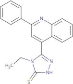 4-Ethyl-5-(2-phenylquinolin-4-yl)-4H-1,2,4-triazole-3-thiol