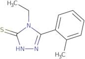 4-Ethyl-5-(2-methylphenyl)-4H-1,2,4-triazole-3-thiol